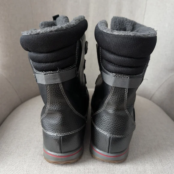 Men's Superfit Snow Boots Black/Gum Size 11 - Picture 5 of 6